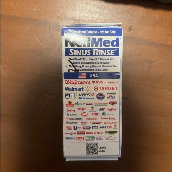 NeilMed Sinus Rinse All Natural Sinus Relief NWT Health Cold Flu Stuffy Nose - Picture 4 of 5